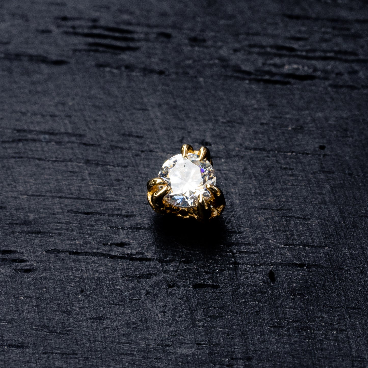 Pigeon Claw Gem - Clear Cubic Zirconia