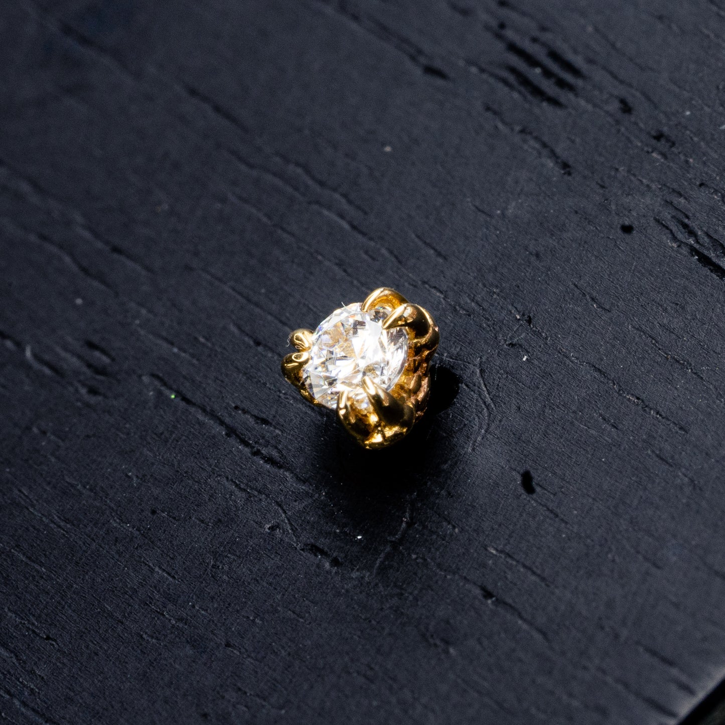 Pigeon Claw Gem - Clear Cubic Zirconia