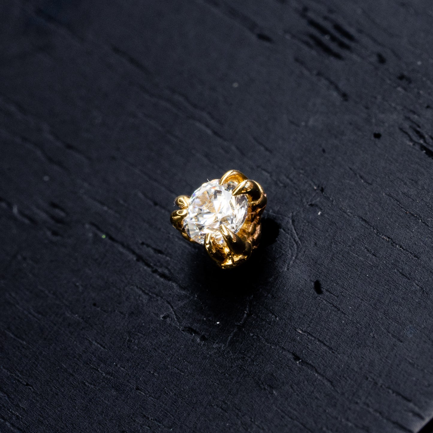 Pigeon Claw Gem - Clear Cubic Zirconia