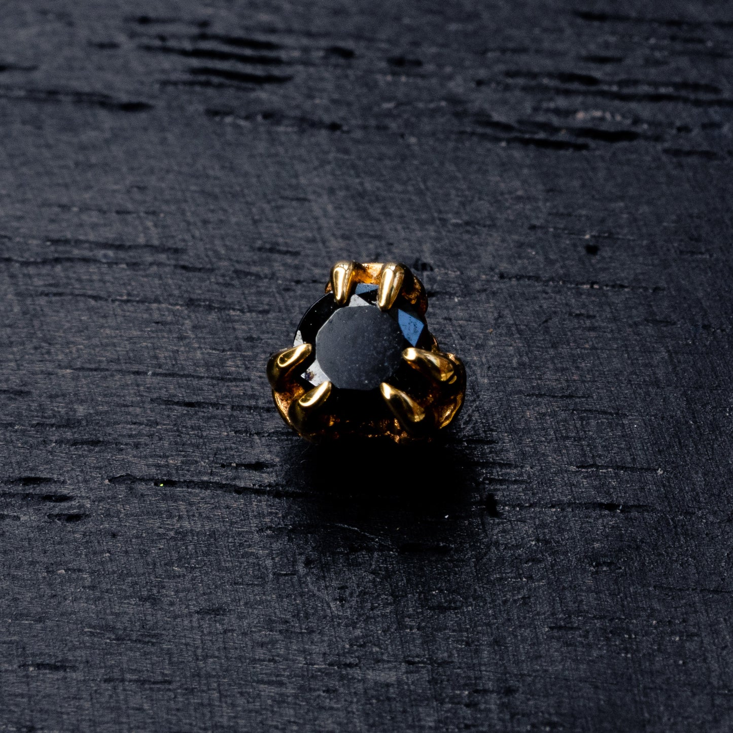 Pigeon Claw Gem - Black Cubic Zirconia
